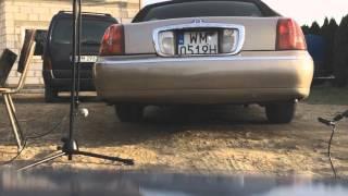 Lincoln Town Car muffler delete sound