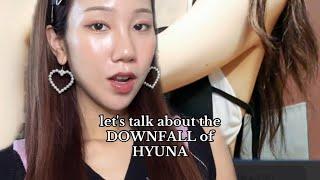 The DOWNFALL of Hyuna? is her career really over?