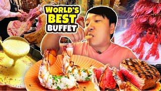 #1 BEST Buffet in THE WORLD French LOBSTER BUFFET  took 4 HOURS by TRAIN WORTH IT