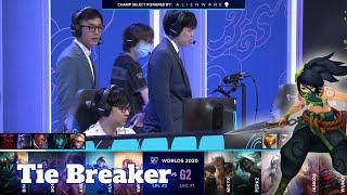 SN vs G2 - Tie Breaker  Day 5 Group A S10 LoL Worlds 2020  Suning vs G2 eSports - Groups full game