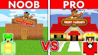 NOOB vs PRO FNAF PIZZERIA Build Challenge in Minecraft