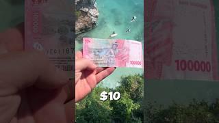 $10 is it enough? - #shorts #travel #food #indonesia #bali #fyp #foryourpage