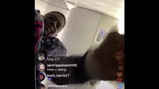 Lil Boosie and His Daughter As They Board The Plane on Instagram Live So Cute 