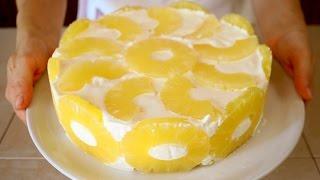 No Bake Pineapple Cake Recipe - Easy recipe by Benedetta