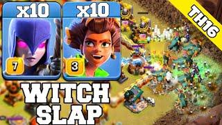 Unstoppable Th16 ROOT RIDER & WITCH Attack Strategy Clash Of Clans  Easy 3 Star Root Rider Attacks