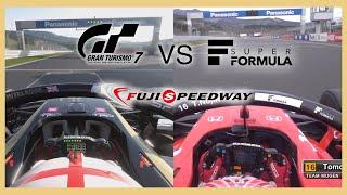 Gran Turismo 7 vs Real Life - Super Formula SF19 @ Fuji Speedway