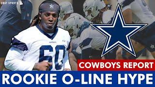 REPORT Tyler Guyton & Cooper Beebe HYPED UP By Dallas Cowboys Coaches Players  ESPN Rookie Report