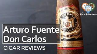 I LOVED the FIRST HALF The ARTURO FUENTE Reserva DON CARLOS Belicoso - CIGAR REVIEWS by CigarScore