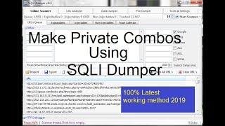 How to create HQ Fresh private combos with SQLI Dumper 2019 turorial