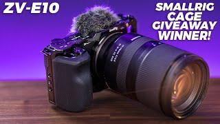 Sony ZV-E10 SMALLRIG Cage  Grip Give away Announcement