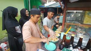 SALAH SATU BUBUR AYAM TERAMAI & TERENAK DI BENDUNGAN HILIR  INDONESIAN STREET FOOD