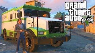 GTA 5 Money Truck Locations Offline - How To Make Huge Money Robbing Security Trucks
