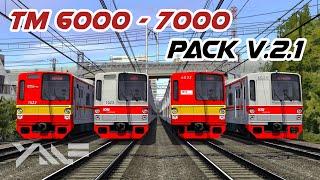 【TRAINZ】Share Add Ons KRL TM - 6000 & 7000 KAI Commuter Pack By JIRC Edit By Yazid M.F. V.2.1 FIX