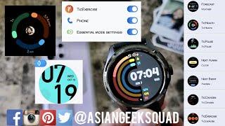 Ticwatch Pro 5 - Day 1 Screenshots Watch Faces Tiles Notifications #TicWatchPro5