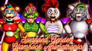 Speed Edit  FNaF  Genderbend Glamrock Animatronics