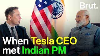 When Elon Musk met Narendra Modi