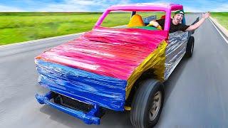I Built a Real Car Using Duct Tape