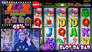 MORENO SLOT da Bar  - Una partita a FRANKESTEIN SECRET  Slot HAUNTED HOUSE CEMETERY ️