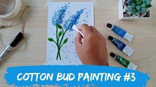 LAVENDER BLOOMS  COTTONBUD PAINTING  REY ABDURRACHMAN