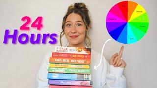 Color wheel picks my reads for 24 hours straight  24 hr reading challenge