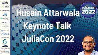 Keynote Modeling and Simulation to Guide Dose...  Husain Attarwala Moderna  JuliaCon 2022