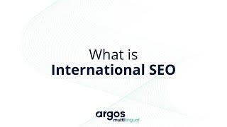 What is International SEO?