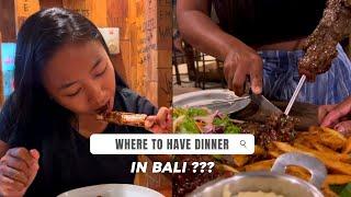 FOOD IN BALI - My favourite restaurants for dinner around CANGGU in Bali Indonesia