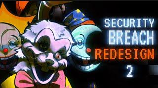 REDESIGNING SECURITY BREACH FROM THE GROUND UP AGAIN speedpaint commentary fnaf vanny sunmoon