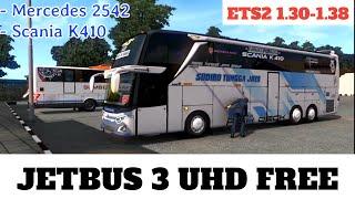 Review Mod Bus Jetbus 3 UHD Untuk ETS2 v1.30 - 1.38 + Download Link