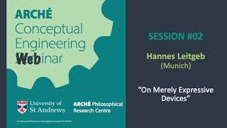 03-02  Hannes Leitgeb LMU @ Conceptual Engineering Online Seminar