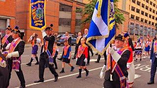 County Grand Orange Lodge of Glasgow juvenileJunior fun day parade full video 15thJune 2024 