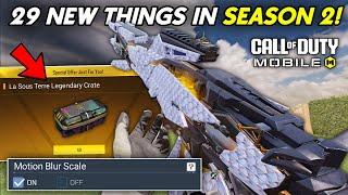 29 New Things In Cod Mobile Season 2 2024