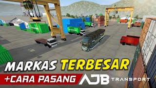 CARA PASANG MARKAS AJB TRANSPORT BUSSID - BUS SIMULATOR INDONESIA