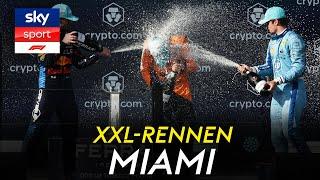 Spannender Kampf ums Podium  Rennen - XXL Highlights  Großer Preis von Miami  Formel 1