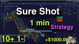 Amazing 1 Min Strategy  binary option 1 min Pocket option strategy