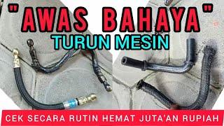 penyebab BISA TURUN MESIN karena KEHABISAN OLI MESIN