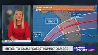 Milton a very strong Category 4 hurricane following 8 a.m. advisory