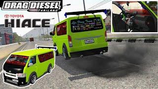 TOYOTA HIACE COMMUTER DRAG DIESEL THAILAND STYLE  MOD BUSSID