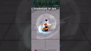 Playing BLADE BALL in The Strongest Battlegrounds