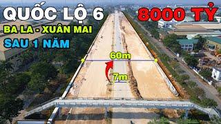 Quốc Lộ 6 Ba La - Xuân Mai  Dự án nâng cấp hơn 8000 tỷ của Hà Nội sau 1 năm thi công