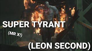 Super Tyrant aka Mr. X Leon Second - Resident Evil 2 Remake Boss Battle