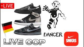 LIVE COP Dancer Skateboards x Nike SB Blazer “Berlin” Dunk’s & Satin Jordan 1’s