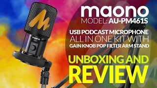 Maono AU-PM461S  Unboxing Test And Review