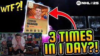 I Pulled McDavid THREE Times?  NHL 25 Pack Opening