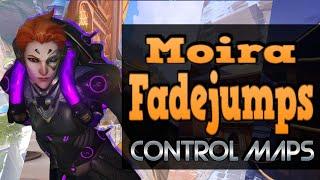 25+ MOIRA FADE JUMPS on CONTROL using the fadejump tech #2 - OVERWATCH