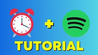 How to Wake Up With Spotify Music Step By Step  iPhone Wake up Alarm