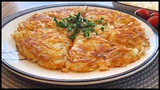 Swiss  Potato Rosti Recipe  BEST Breakfast Recipe   How to make Potato Rösti