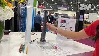 InfoComm 2022 QOMO Explains WanderCam 55W Wireless USB Document Camera Can Be Used as a Webcam