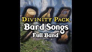 Divinity Bard Song Pack BG3  All Digital Deluxe DLC Bard Songs  Full Bard Band  Baldurs Gate 3