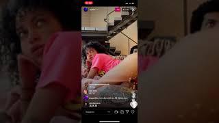 Ayleks twerking on ig live video 